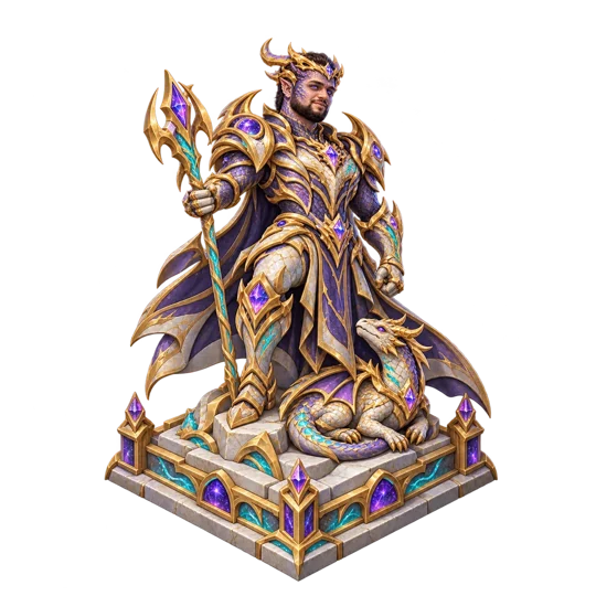 Dragon · Rider Monument game art