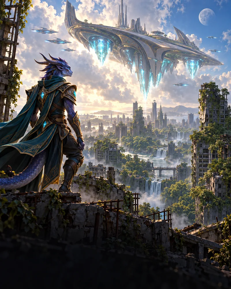 A new beginning — story illustration
